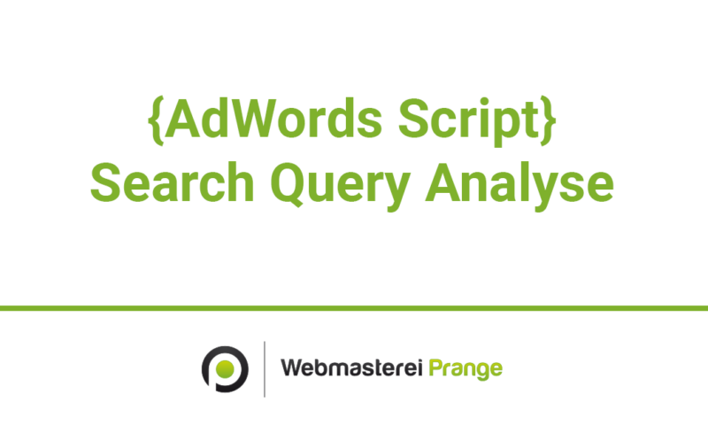 Search Query Script
