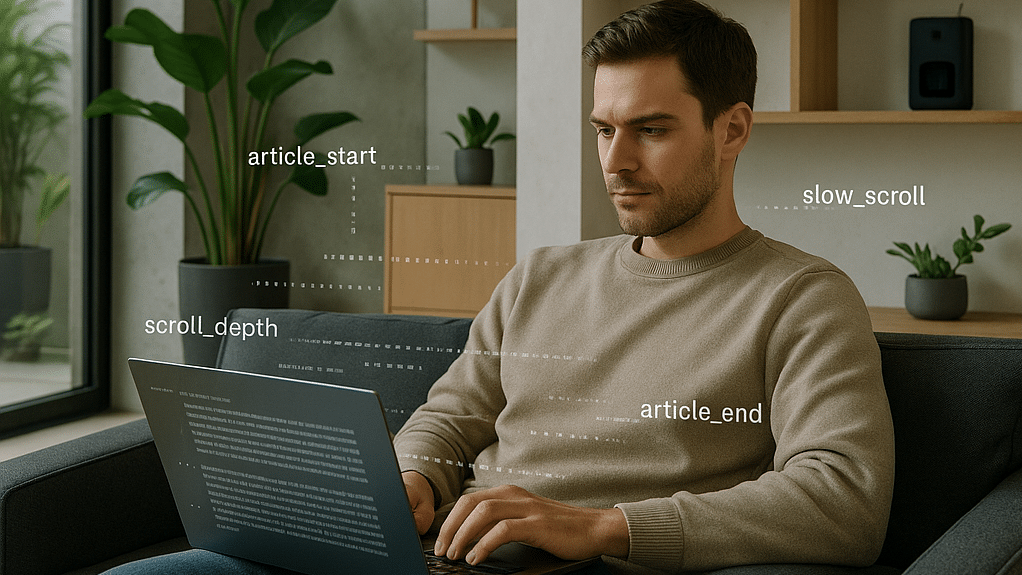 Leseverhalten im Google Tag Manager und in GA4 tracken