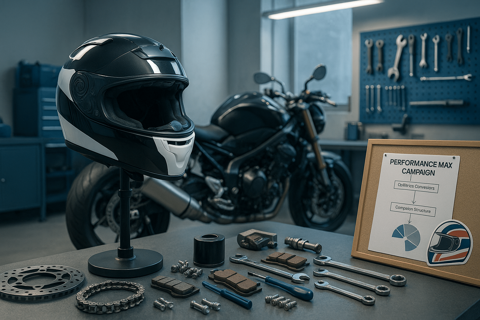 Motorrad Ersatzteile Google Ads Strategie