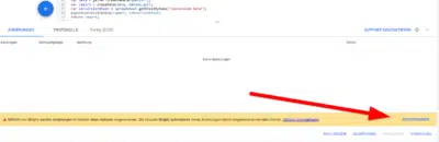 Navigieren Sie zu den Google Ads Skripts